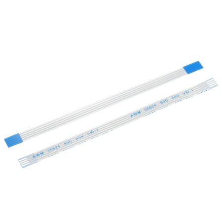 Uxcell Flexible Flat Cable Extension Cables 4 Pins 1.0mm Pitch 100mm A Type for DVD Player 10 Pack