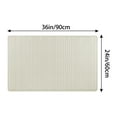 thumbnail image 6 of REGALWOVEN Modern Soft Comfort Kitchen Rug Absorbent Non Slip Kitchen Mat Washable Mats for Floor White 24" x 36", 6 of 6