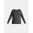 thumbnail image 4 of Time and Tru Women's Hacci Knit Tee with Long Sleeves, Sizes XS-XXXL, 4 of 4