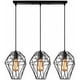 thumbnail image 1 of Lámpara colgante de interior moderna E27 Lámpara colgante de hierro forjado Lámpara colgante vintage industrial para cocina Dormitorio 3 luces Negro, 1 of 4