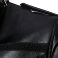 thumbnail image 6 of Munlar Gold Jacket- Mid-length Leather Stand-collar Four-pocket Motorcycle Boys Winter Coat Christmas Winter Coat Clearance, 6 of 9
