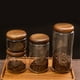 thumbnail image 1 of Frasco de vidrio sellado de grado alimenticio, frasco para almacenar café, recipiente hermético, vidrio transparente, para cocina, almacenamiento de despensa, almacenamiento de productos secos, conse, 1 of 9