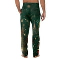 thumbnail image 5 of WTOBBY Men's Knitted Christmas Print Casual Pants with Pockets, Soft Lounge Sleep Pajama Bottoms for Holiday and Home Wear,Green XL, 5 of 7