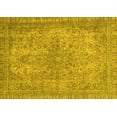 thumbnail image 1 of Ahgly Company Indoor Rectangle Abstract Yellow Modern Area Rugs, 4' x 6', 1 of 4