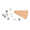 thumbnail image 1 of Smokeless Wooden Candle Wicks, Wood Log Wood Candle Wicks  For DIY Candle Making, 1 of 8