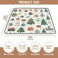 thumbnail image 4 of WOBOGO Christmas Elements Clipart Baby Playmats Extra Large Waterproof Rollable Activity Pads for Toddlers 50×50inch, 4 of 7