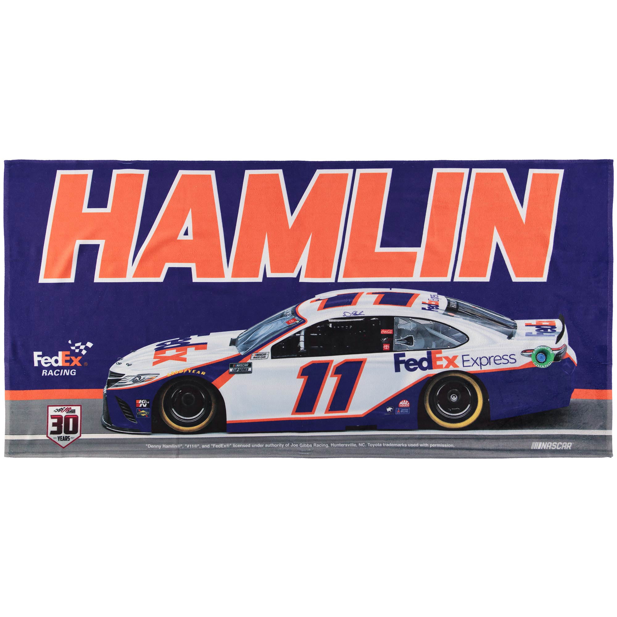 Every Day Is Race Day NASCAR Driver Denny Hamlin 11 FedEx License Plate Frame 