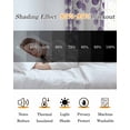 thumbnail image 5 of Purple Eucalyptus Leaves Blackout Curtains 54 Inches Long for Bedroom, Watercolor Floral Leaf Plants Thermal Insulated Room Darkening Black Out Window Curtain Panels Grommet Drapes for Living Room, 5 of 8