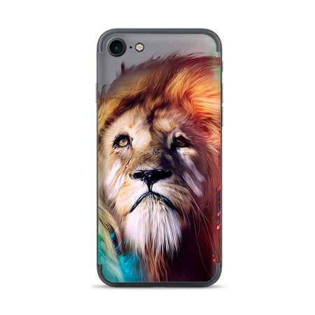 Skin for Apple iPhone 7 8 Skins Decal Vinyl Wrap Stickers Cover - Lion face