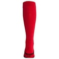 thumbnail image 2 of Under Armour Unisex Team Over the Calf Sock, 1 Pair 1270244 (Red/White, M), 2 of 3