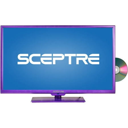 Sceptre 32" Class HD (720P) LED TV with Built-In DVD Player, Assorted Colors