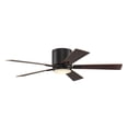 thumbnail image 2 of Trans Globe Lighting F-1017 Finnley 52" 5 Blade Indoor Led Ceiling Fan - Nickel, 2 of 7