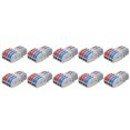 thumbnail image 3 of Conectores de Cable Compactos Tipo T de 10 Piezas Conductor de Bloque de Terminales Conector de Palanca Tuerca Surtido de Conductores ANGGREK Otros, 3 of 8