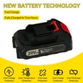 thumbnail image 6 of Trilenars Brushless Electric Chainsaw Cordless, Low Kick-Back Mini Chainsaw for Tree Trimming, Storm Clean-Up, Wood Cutting, Pruning, 6 of 9