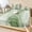 Green, Sage, Moss, Stone, variant on Queen Size Fitted Sheet Set - Green Marble 3 Piece Bedding Sets 16" Deep Pocket Fitted Sheet with 2 Pillowcases, Modern Abstract Luxury Fluid Artwork Brushed Microfiber Hotel Luxury Bed Sheets