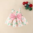 thumbnail image 5 of Zwiiyzr 3M-3T Infant Baby Girl Tutu Summer Dress Sleeveless Casual Floral Backless Princess Dresses Swing Sundress With Hat Beachwear Pink, 5 of 7