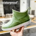 thumbnail image 2 of AUXDIQ Rain Boots Women Men Short Ankle Waterproof Rain Shoes Outdoor Garden Shoes, 2 of 6