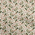 thumbnail image 1 of oneOone Silk Tabby Red Fabric Floral Retro Craft Projects Decor Fabric Printed By The Yard 42 Inch Wide, 1 of 5