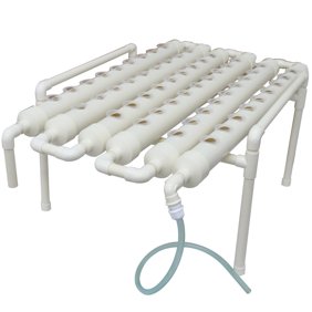 INTBUYING Hydroponic Grow Kit 54 Plant Sites Horizontal 6 Pipes Garden Vegetable Tool