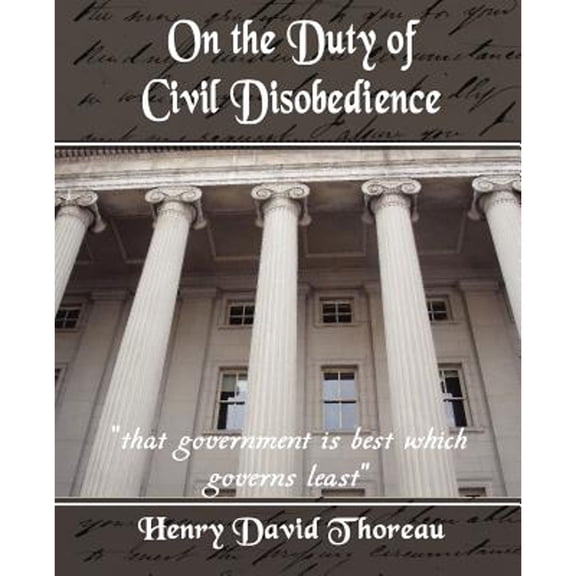 On the Duty of Civil Disobedience (Paperback)