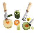 thumbnail image 2 of 3-pack Vegetable And Fruit Shapes Set, Mini Pie, Stainless Steel Mold, 2 of 3