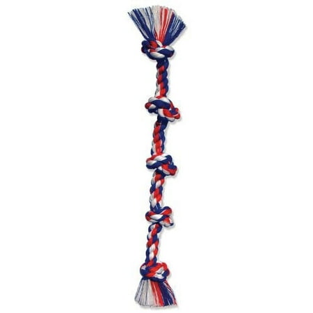 UPC: 0746772200421 | Mammoth Flossy Chews Cotton Blend 5 Knot Rope Tug Dog Toy  Super XL  72