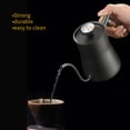 thumbnail image 3 of Bearachild Recipiente para hacer café, olla de agua de mano de acero inoxidable, ollas para café, recipiente para bebidas para restaurante, hogar, Bar, Juegos de servir café y té Negro Bearachild HA011202-01B, 3 of 6