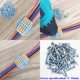 thumbnail image 4 of Juego de conectores de cables compactos para un cableado sencillo, conectores eléctricos con tuerca de palanca de 3 polos, paquete de 9, 4 of 4