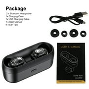 True Wireless Earbuds EEEkit Bluetooth 5.0 Headphones in-Ear TWS Mini Headset for Sports