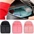 thumbnail image 2 of Backpack liner Organizer Insert Bag in Bag Compartment sorting bag Travel Handbag Storage Finishing package Travel accessories Pink, 2 of 5