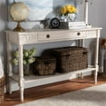 thumbnail image 2 of Bowery Hill 47" Console Table in Whitewashed, 2 of 11