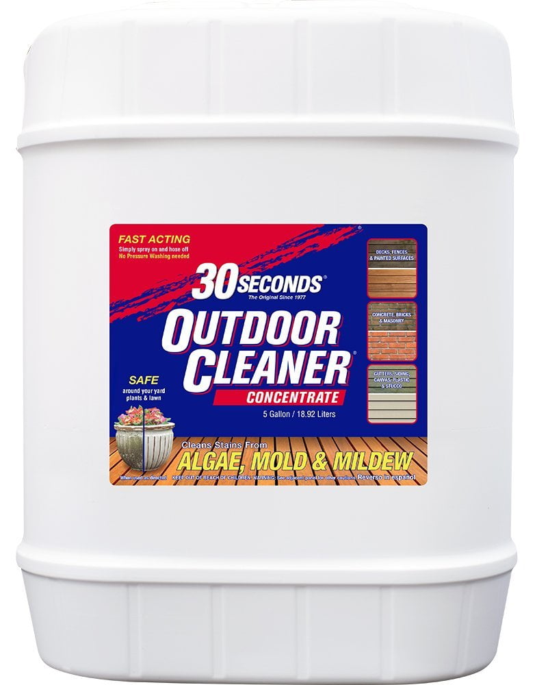 30 Seconds Outdoor Cleaner 5 Gallon Concentrate Com 30 Seconds Outdoor Cleaner 5 Gallon, How To Mix 30 Second Outdoor Cleaner
