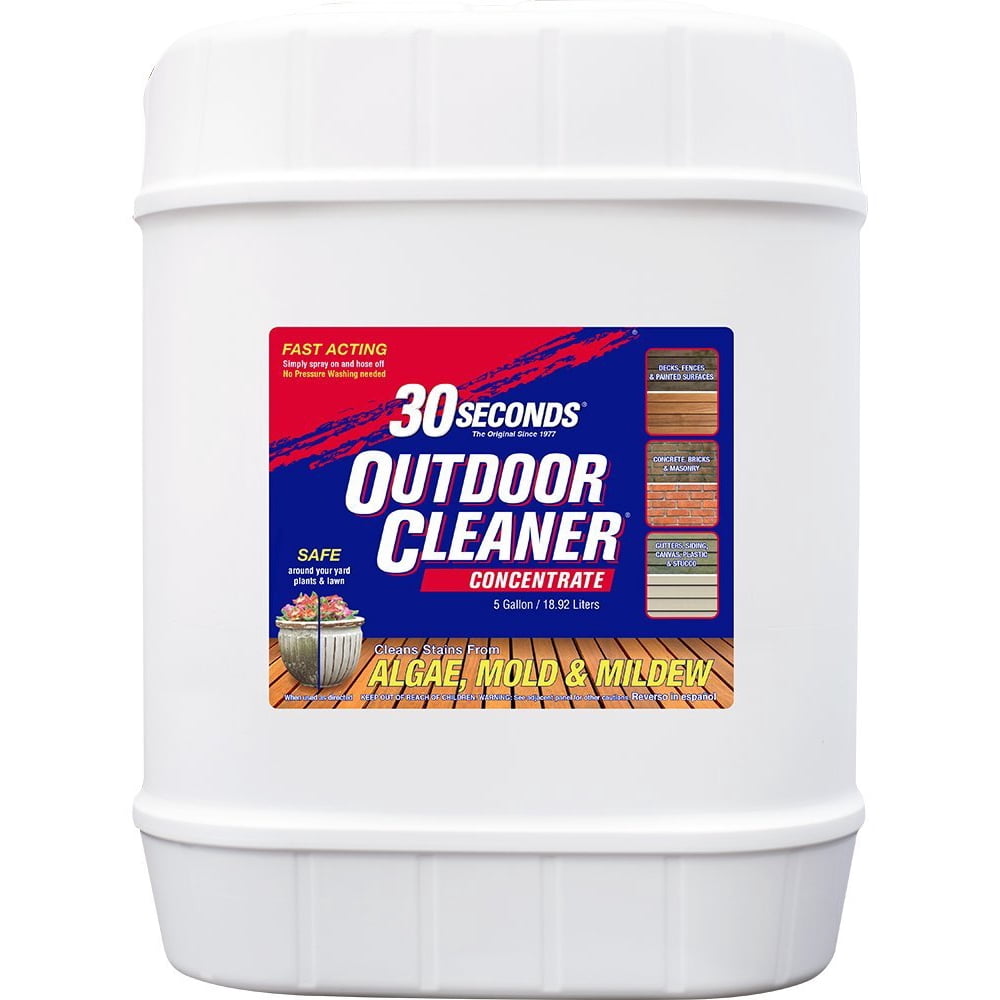 30 SECONDS Outdoor Cleaner, 5 Gallon Concentrate
