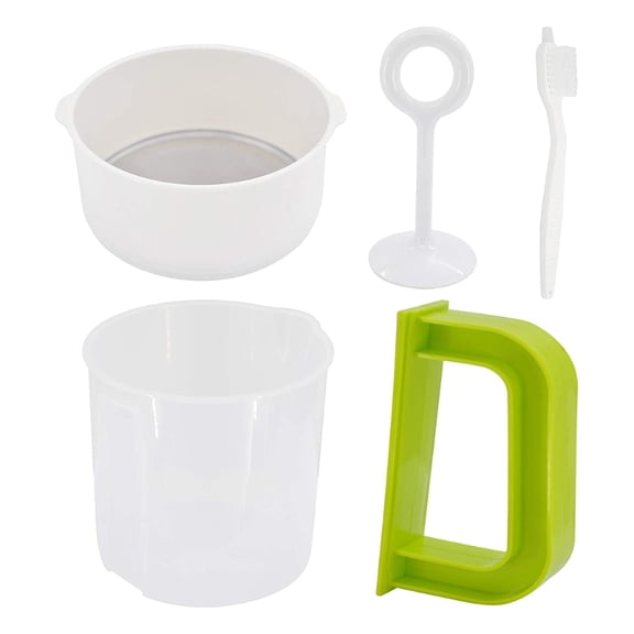 AOOOWER 5 Pcs Multiple Yogurt Strainer Maker Usage Food Strainer Quickly and Easily BPA-Free Nut Milk Soy Milk Juice Tea Filter