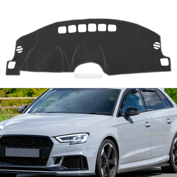 Center Console Dash Cover for Jeep Patriot 2010-2017 Non-Slip Dashboard Carpet Mat Polyester Silicone