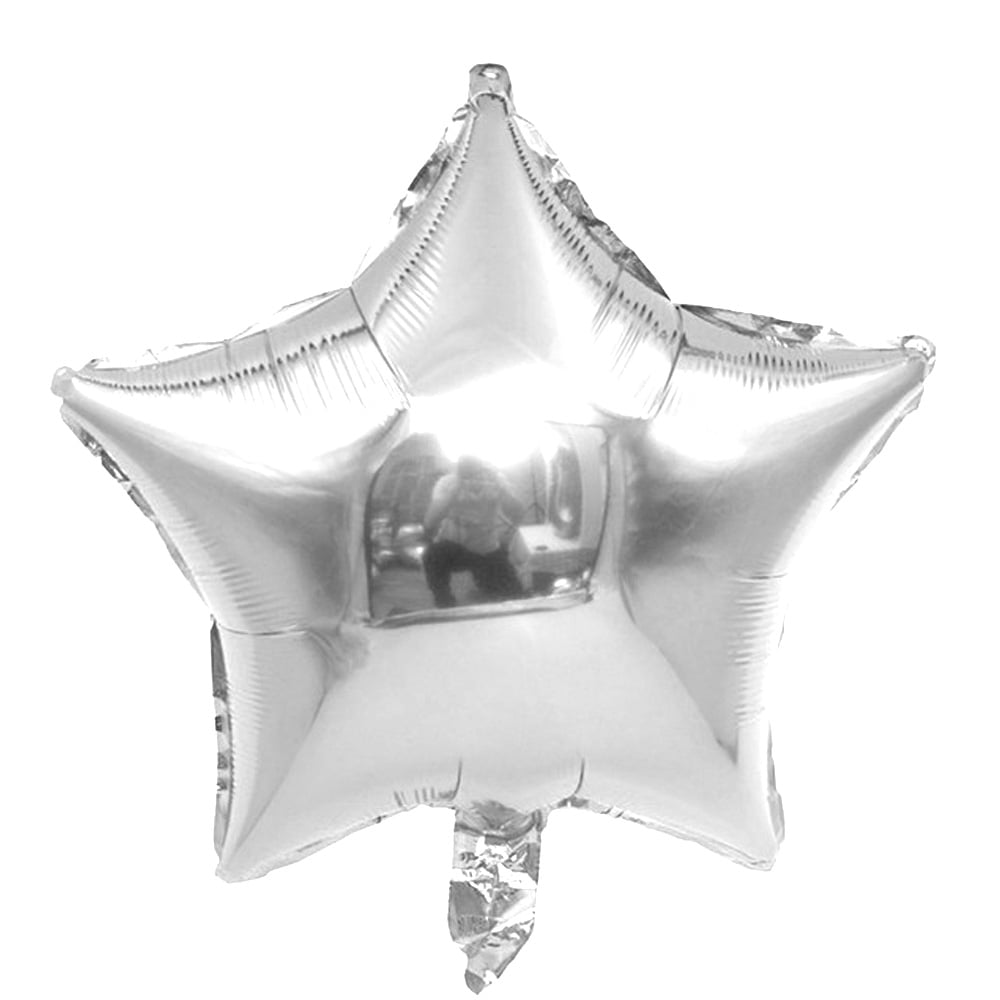 Kasachoy 18inch Foil mylar balloons Balloon Star Shaped Metallic Mylar