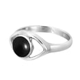 thumbnail image 3 of Mystical Evil Eye w/ Black Onyx Inlay Sterling Silver Ring - 5, 3 of 5