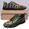 thumbnail image 4 of Native American Shoes for Men Women Running Shoes Lightweight Walking Sneakers Mesh Athletic Sport Shoes Black Size 11.5, 4 of 5