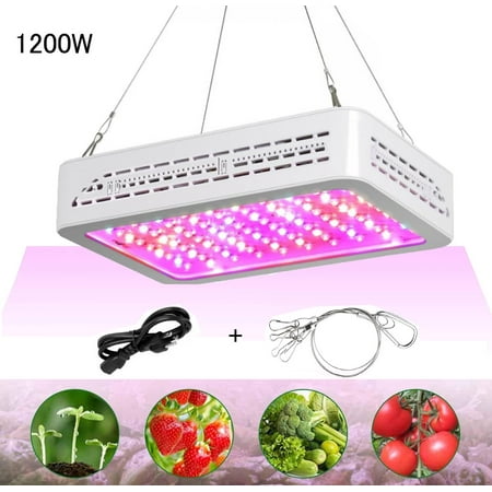 

Upgraded 1000W LED Grow Lights Double Chips Full Spectrum for Greenhouse and Indoor Plant Veg and Flower Growing