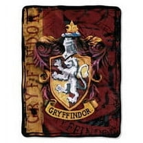 Warner Bros Harry Potter Throw, Battle Flag, 46x60, Micro Raschel, 100% Polyester, 1 Each