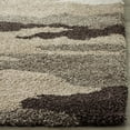 thumbnail image 4 of SAFAVIEH Florida Edwin Camouflage Shag Area Rug, Beige/Multi, 8'6" x 12', 4 of 7