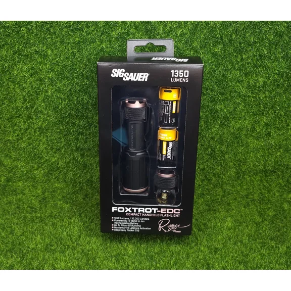 SIG SAUER Foxtrot-EDC ROSE Compact Flashlight, 18350 Lithium-Ion, 1350 Lumens, B
