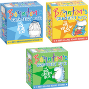 Boynton's Greatest Hits Collection : Big Blue Box : Moo, Baa, La La La!...; Big Yellow Box: Going to Bed Book, But Not the Hippopotamus; Big Green Box : Dinosaur Dance!... by Sandra Boynton (Box Sets)