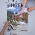 thumbnail image 3 of Eugene, Oregon, Campus Scene (1000 Piece Puzzle, Size 19x27, Challenging Jigsaw Puzzle for Adults and Family, Made in USA), 3 of 4