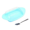 thumbnail image 2 of Caja de almacenamiento de , vajilla de cocina, almacenamiento de mantenimiento fresco, contenedor de queso, caja de plato de Azul Soledad Contenedor de queso, 2 of 9