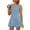 Light Blue, variant on CHUMUD Shorts Sets for Women 2 Piece Outfits Summer Matching Set Sleeveless Tank Dress Top Boyshorts Set Athletic Tracksuits
