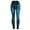 Light blue, variant on ManxiVoo Women's Stretch Denim Look Pants with Hip Enhancing Fit for Slimming Nine Length Casual Wear L Size Dark Blue