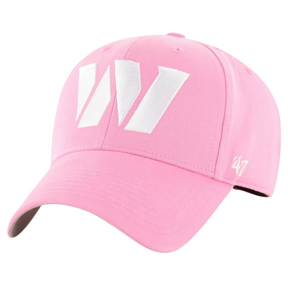 Girls Youth '47 Pink Washington Commanders Rose MVP Adjustable Hat