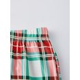 thumbnail image 5 of Christmas Family Pajamas Matching Sets Button Down Plaid Holiday Family Pajamas, 5 of 10