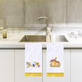thumbnail image 5 of Watercolor Bee Flowers Kitchen Dish Towel 18 x 26 Inch, Honey Jar Summer Towels Dish Cloth for Cooking Baking Set of 2, 5 of 6
